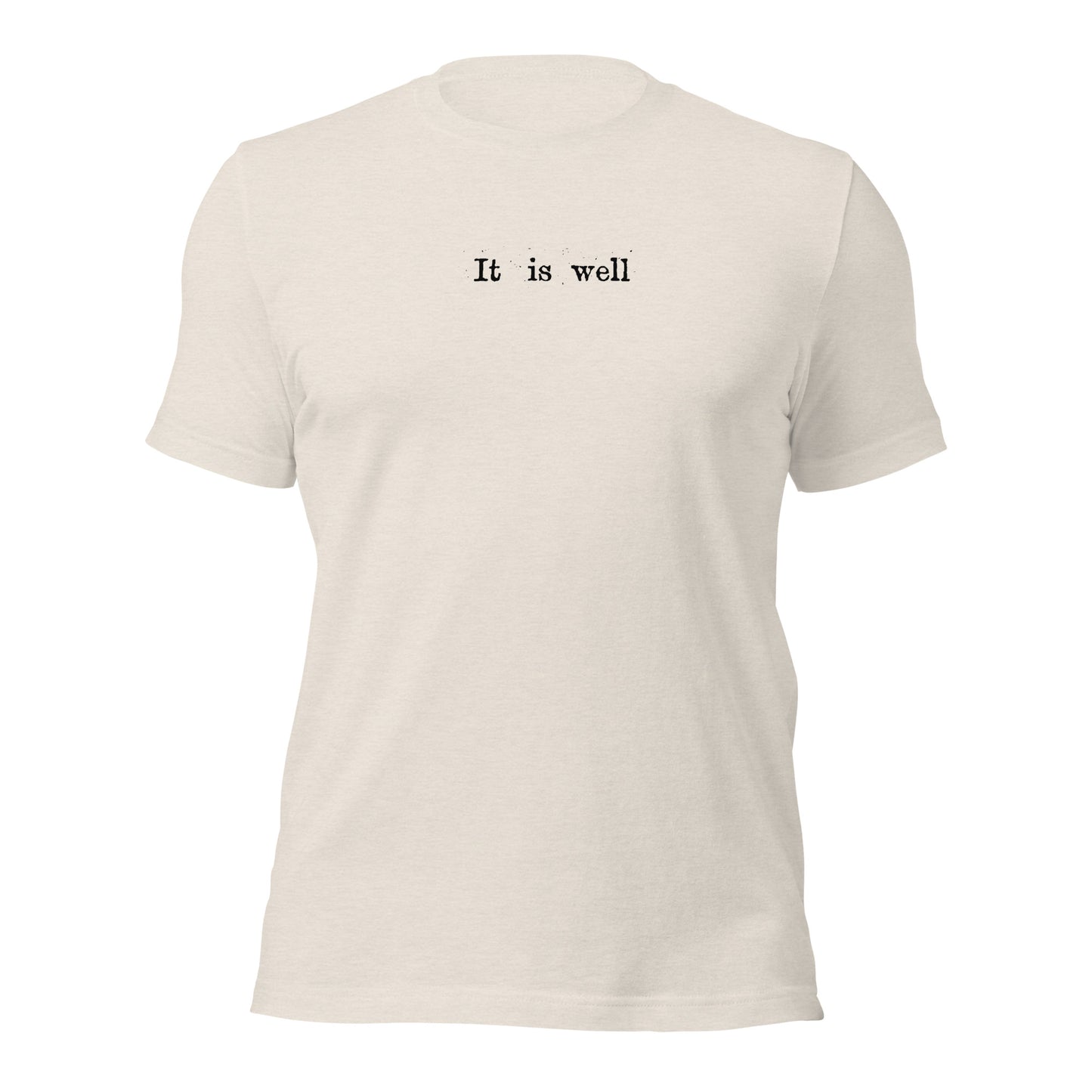 It Is Well Tee - Hymn Script